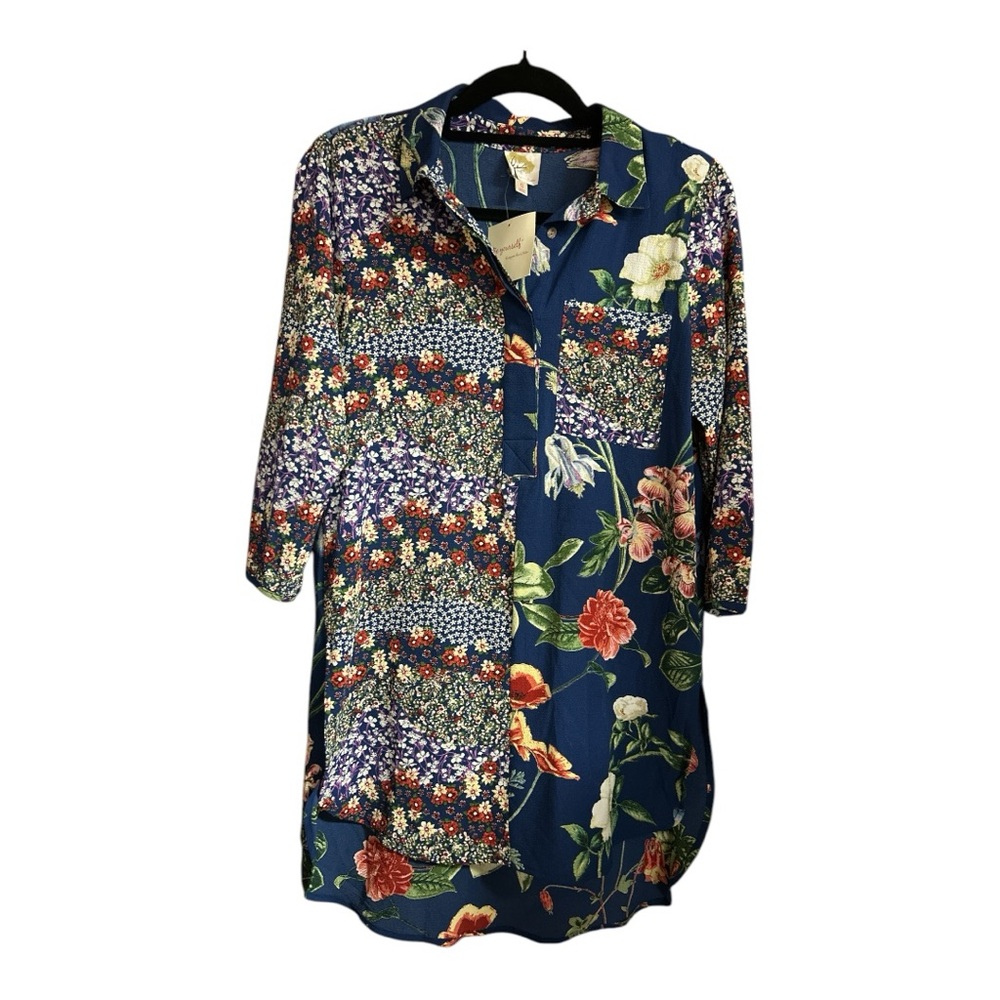 Fig and Flower Floral Tunic Top - Picture 2 of 5